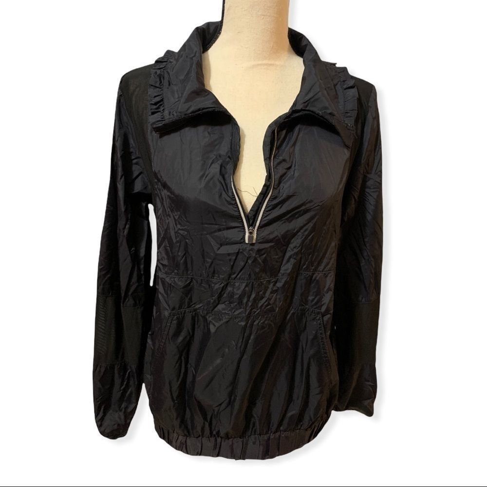 Fabletics quarter zip athletic windbreaker jacket